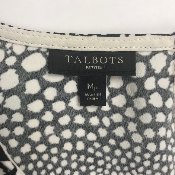 Talbots Woman’s Blouse Cropped Medium Petite - Picture 4 of 7